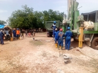 construction des forages à Diapaga
