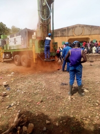 construction des forages à Diapaga